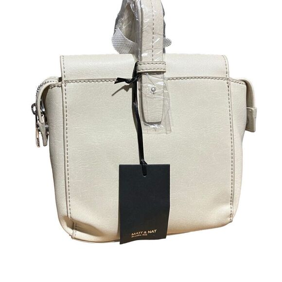 Matt And Nat Bag WMNS Ballet‎ Vegan Crossbody Cream Mini Structured - Picture 9 of 10